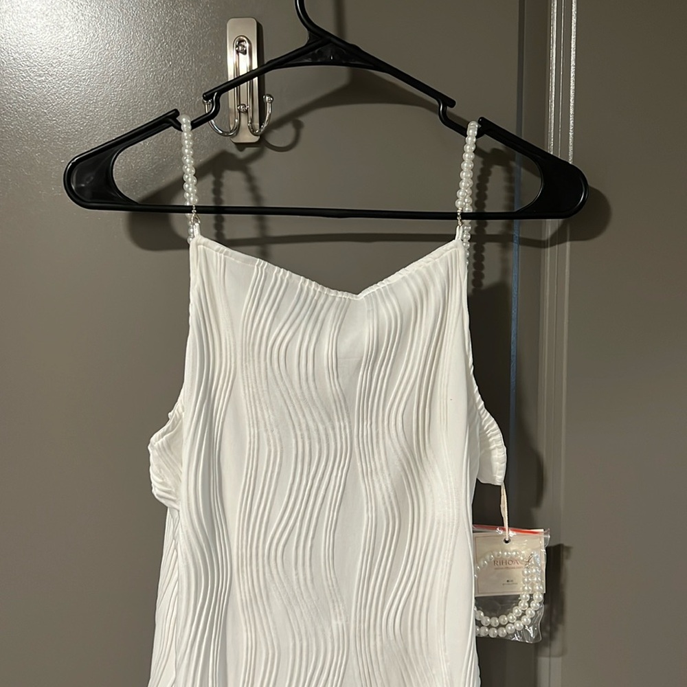 NWT Rihoas White wavy dress